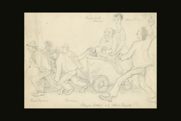 Magnus Zeller, Zeichnung, [1931], Bleistift auf Papier